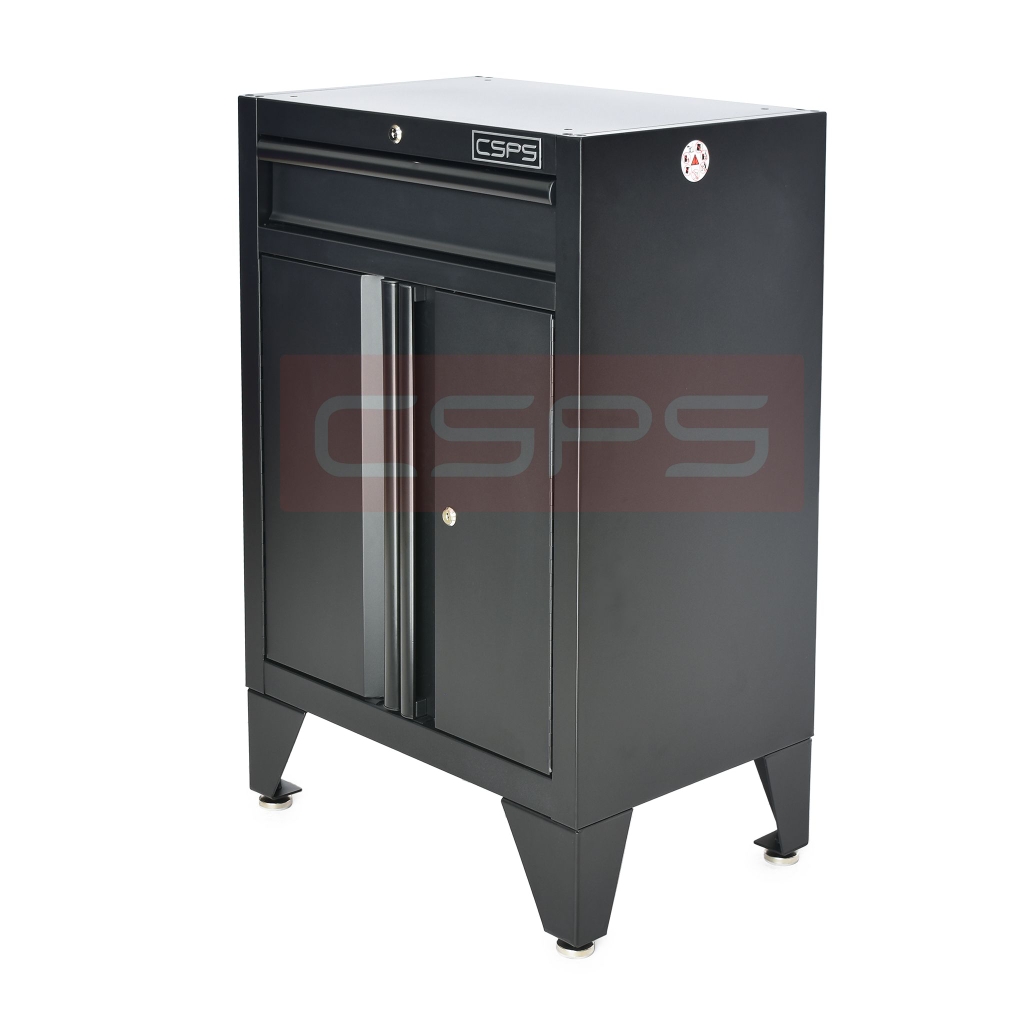 Tủ dụng cụ CSPS 61cm - 01 hộc kéo màu Đỏ, Không mặt ván & vách lưới
