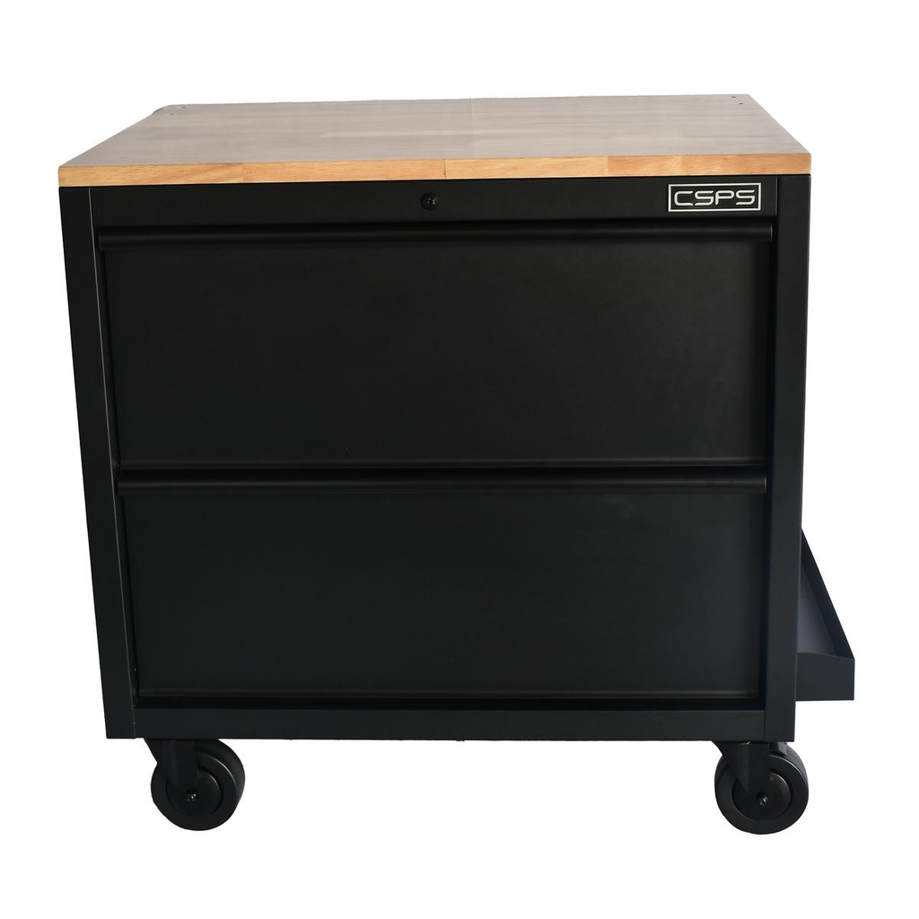 Tủ dụng cụ CSPS 91cm đen/đỏ - 02 hộc kéo