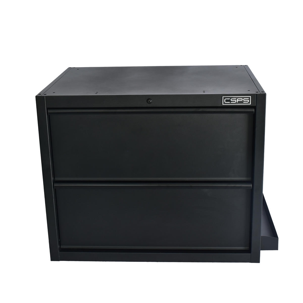 Tủ dụng cụ CSPS 91cm đen/đỏ - 02 hộc kéo