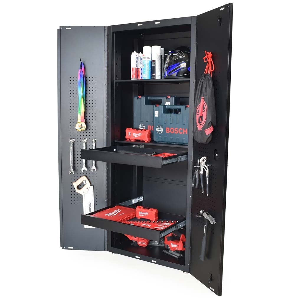 Hộc kéo tủ dụng cụ CSPS 76cm màu đen/đỏ