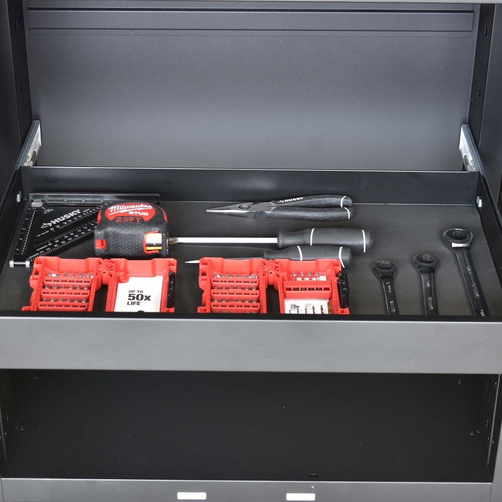 Hộc kéo tủ dụng cụ CSPS 76cm màu đen/đỏ