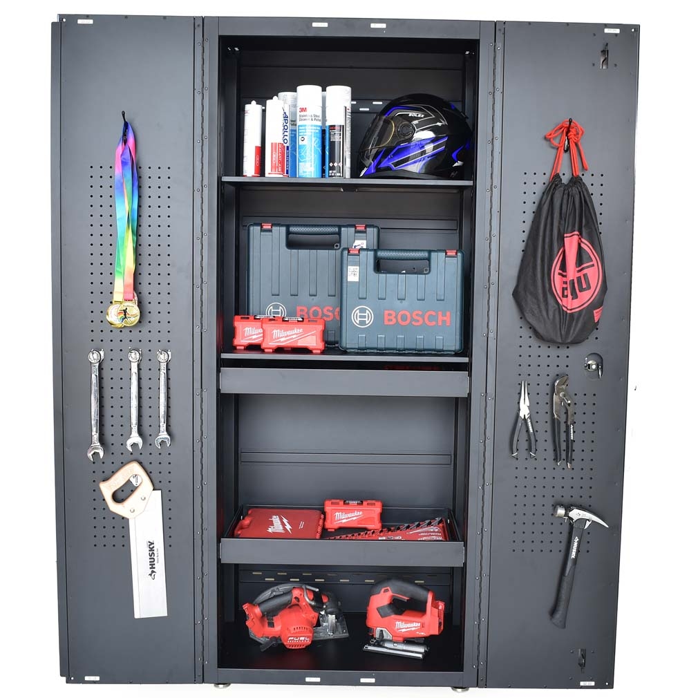 Hộc kéo tủ dụng cụ CSPS 76cm màu đen/đỏ