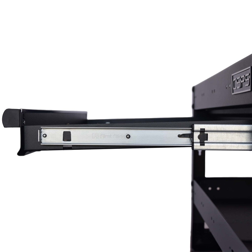 Hộc kéo xe đẩy CSPS 03 ngăn - 71cm màu đen/ đỏ/xanh dương