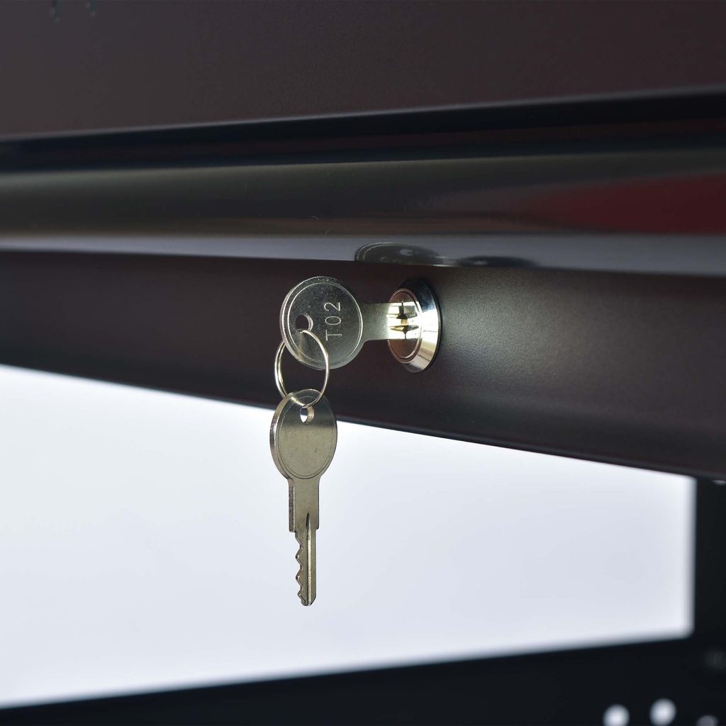 Hộc kéo xe đẩy CSPS 03 ngăn - 71cm màu đen/ đỏ/xanh dương