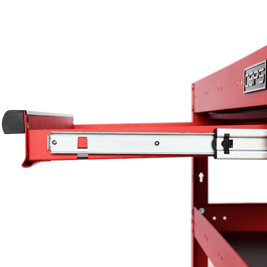 Hộc kéo xe đẩy CSPS 03 ngăn - 71cm màu đen/ đỏ/xanh dương