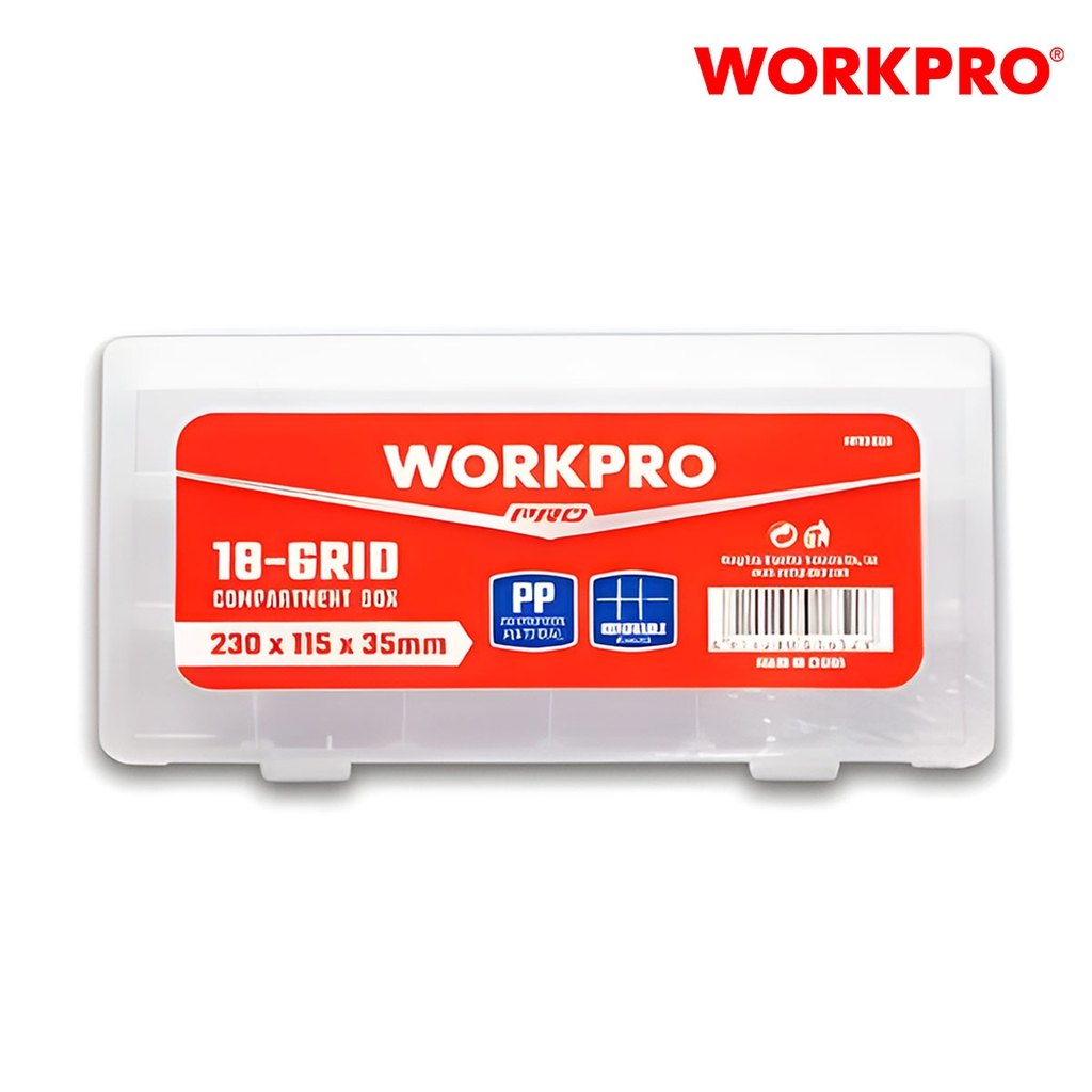 Hộp nhựa đựng linh kiện 18 ngăn WORKPRO WP283006