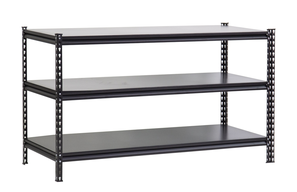 Kệ thép 5 tầng CSPS ngăn thép 122cm màu Đen Trắng