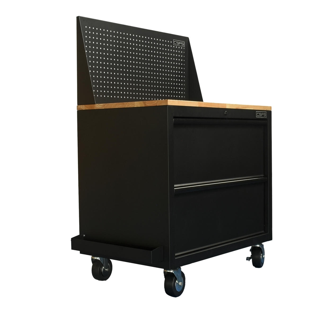 Tủ dụng cụ CSPS 91cm đen/đỏ - 02 hộc kéo