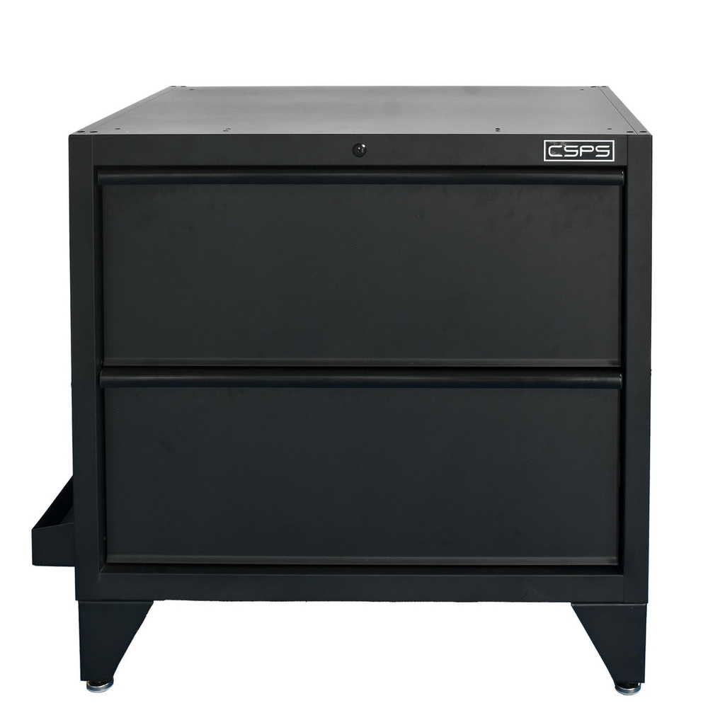 Tủ dụng cụ CSPS 91cm đen/đỏ - 02 hộc kéo