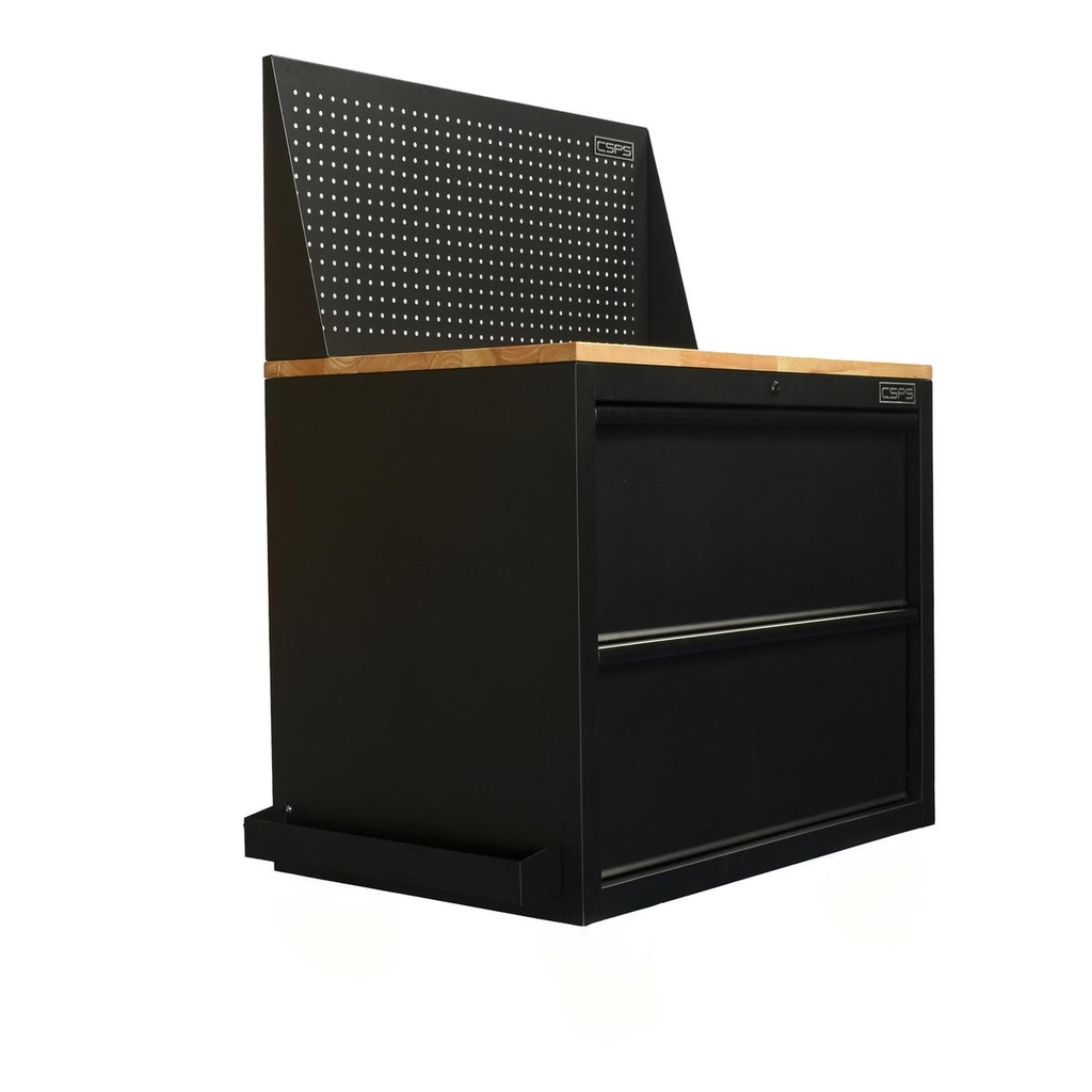 Tủ dụng cụ CSPS 91cm đen/đỏ - 02 hộc kéo