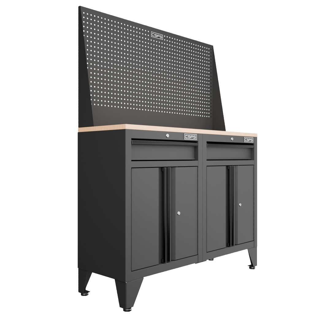 Tủ dụng cụ CSPS 122cm màu Đen 02 hộc kéo