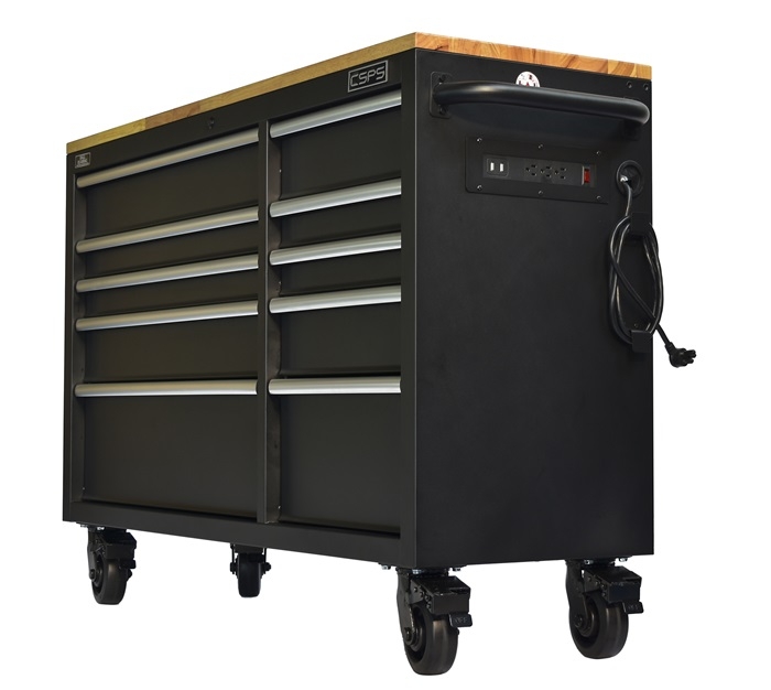 Tủ dụng cụ CSPS 132cm - 10 hộc kéo tay cầm Trắng