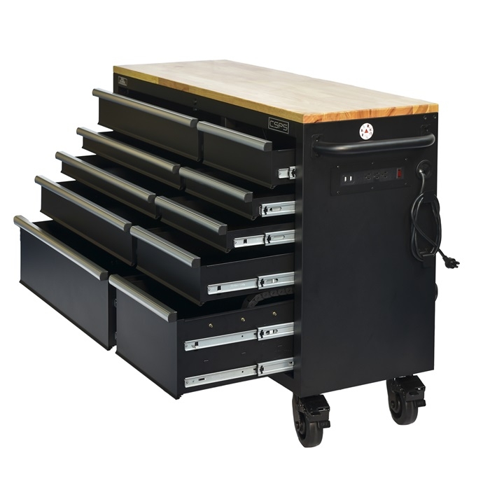 Tủ dụng cụ CSPS 132cm - 10 hộc kéo tay cầm Trắng