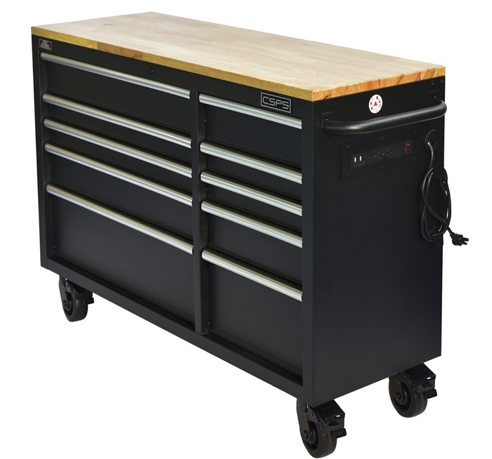 Tủ dụng cụ CSPS 132cm - 10 hộc kéo tay cầm Trắng