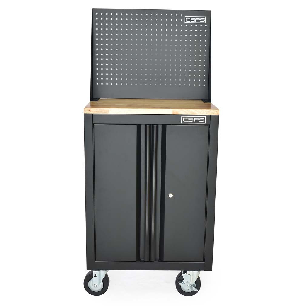 Tủ dụng cụ CSPS 61cm - 00 hộc kéo màu Đỏ,Có mặt ván & vách lưới