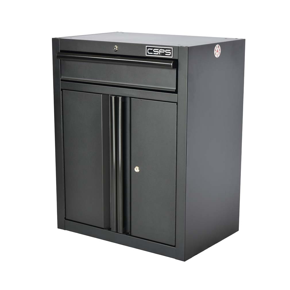 Tủ dụng cụ CSPS 61cm - 01 hộc kéo màu Đen, Không mặt ván & vách lưới