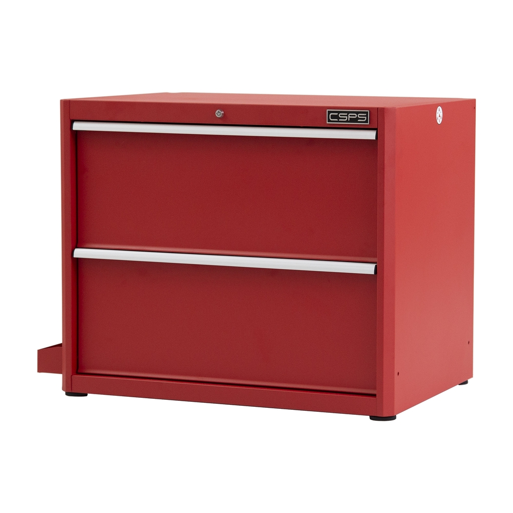 Tủ dụng cụ CSPS 91cm đen/đỏ - 02 hộc kéo