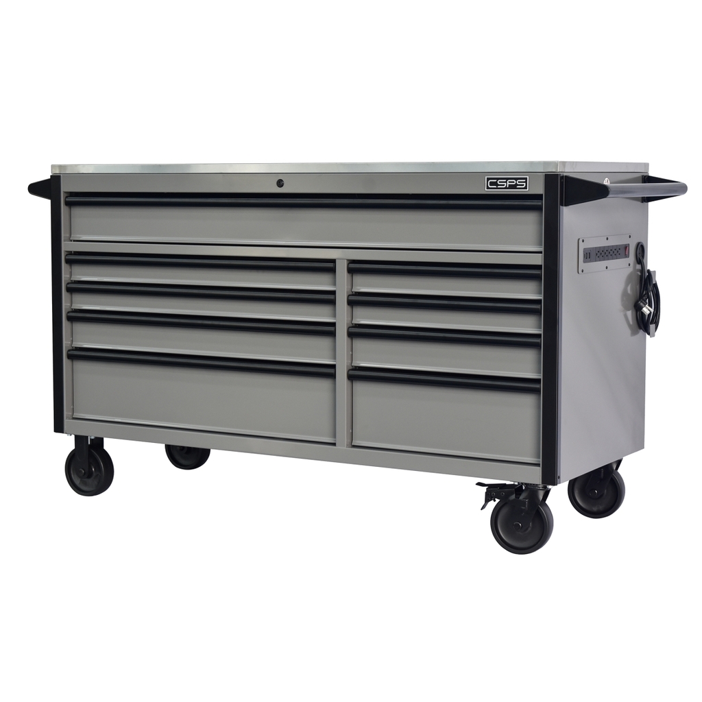 Tủ dụng cụ CSPS 152cm - 09 hộc kéo Đen