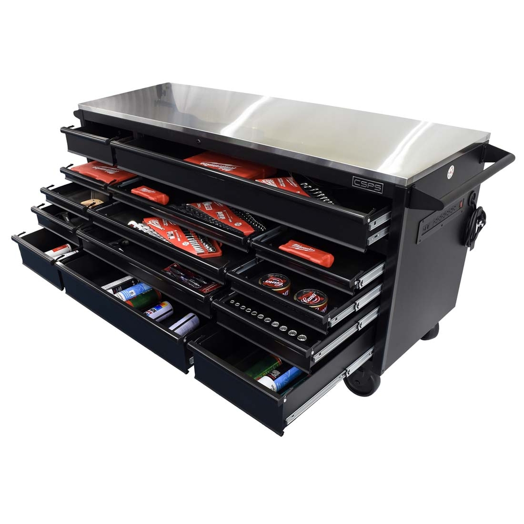 Tủ dụng cụ CSPS 183cm - 14 hộc kéo Đỏ