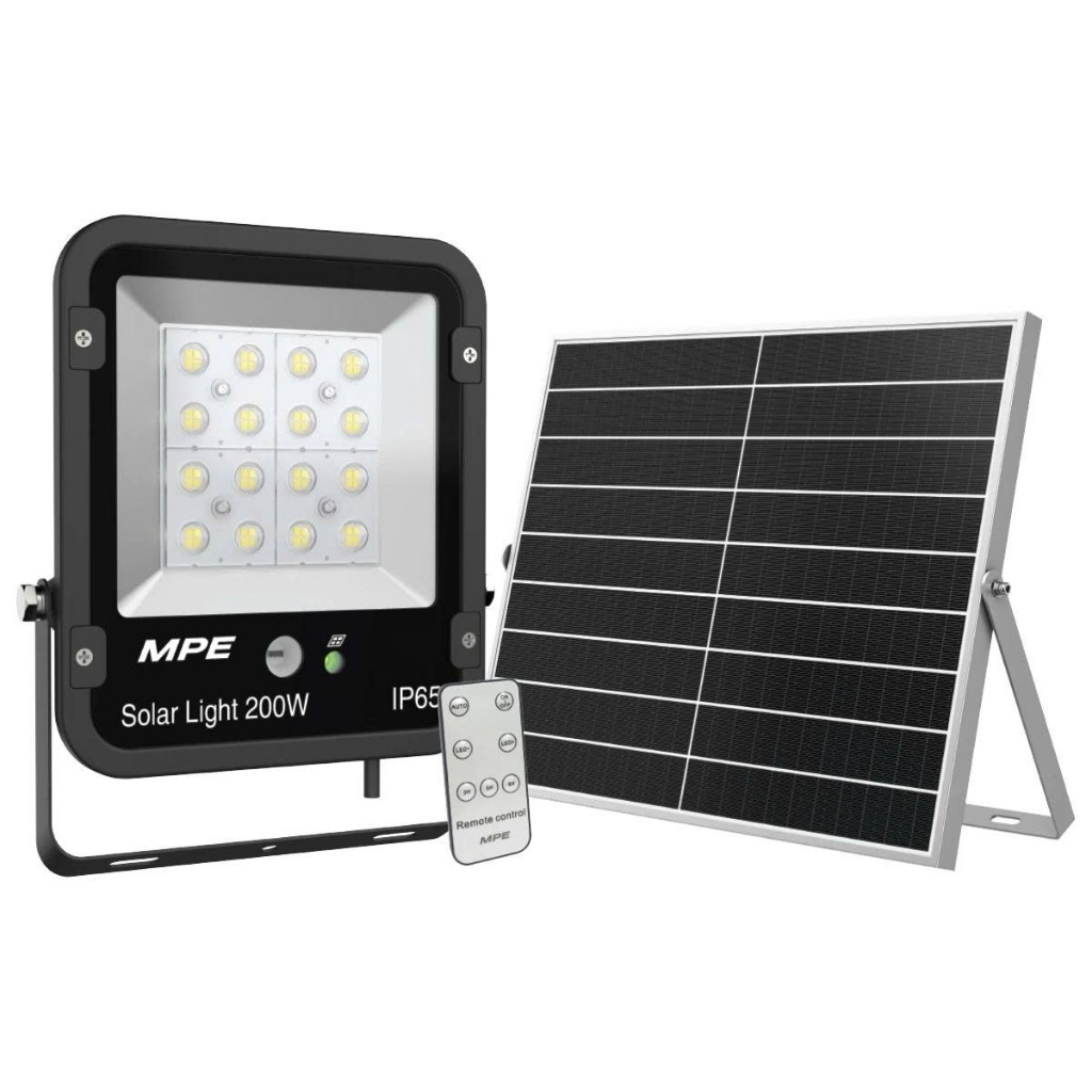 SFLD2-200T - Đèn led pha năng lượng mặt trời 200W trắng