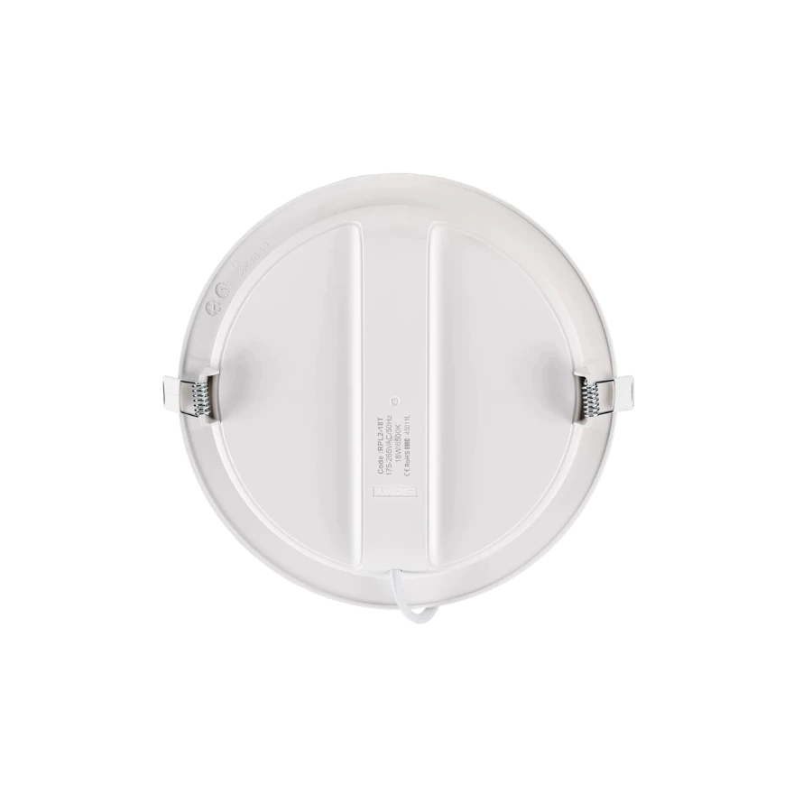 RPL2-9V - Đèn led panel tròn âm, nhựa 9W vàng