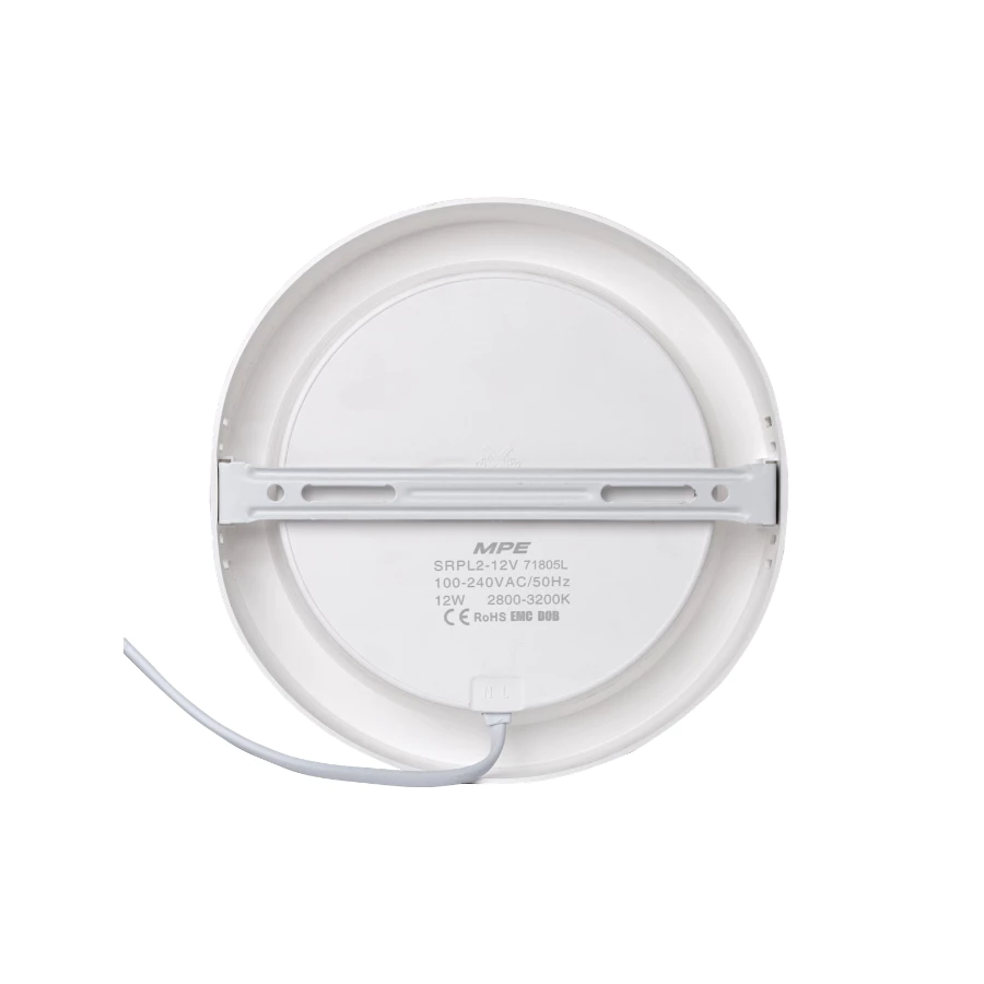 SRPL2-18T - Đèn led panel tròn nổi nhựa 18W trắng