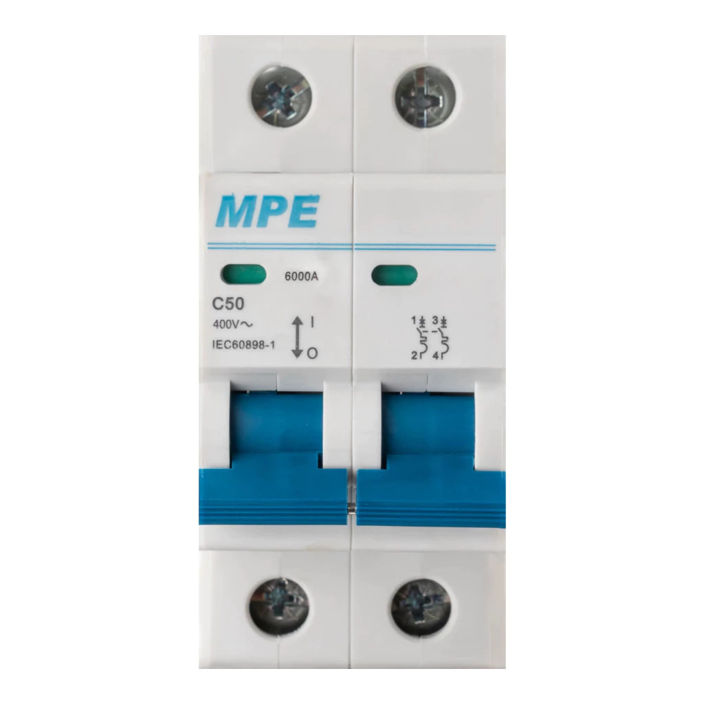 MP6-C250-CẦU DAOTỰ ĐỘNG MCB 2 CỰC, 50A