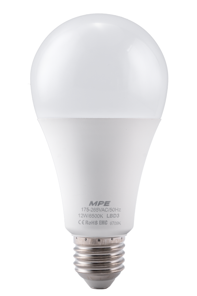 LBD3-12V - Đèn led bulb chống ẩm 12W vàng