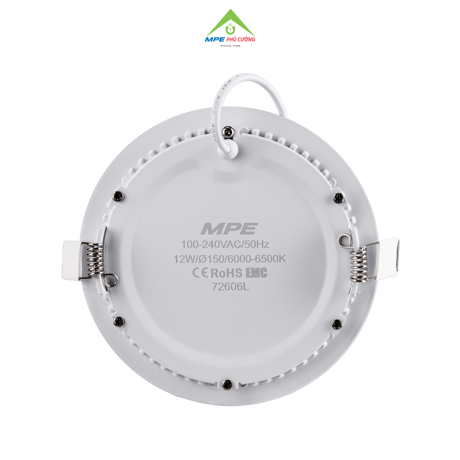 RPL-12SN - Đèn led panel tròn âm 12W trung tính