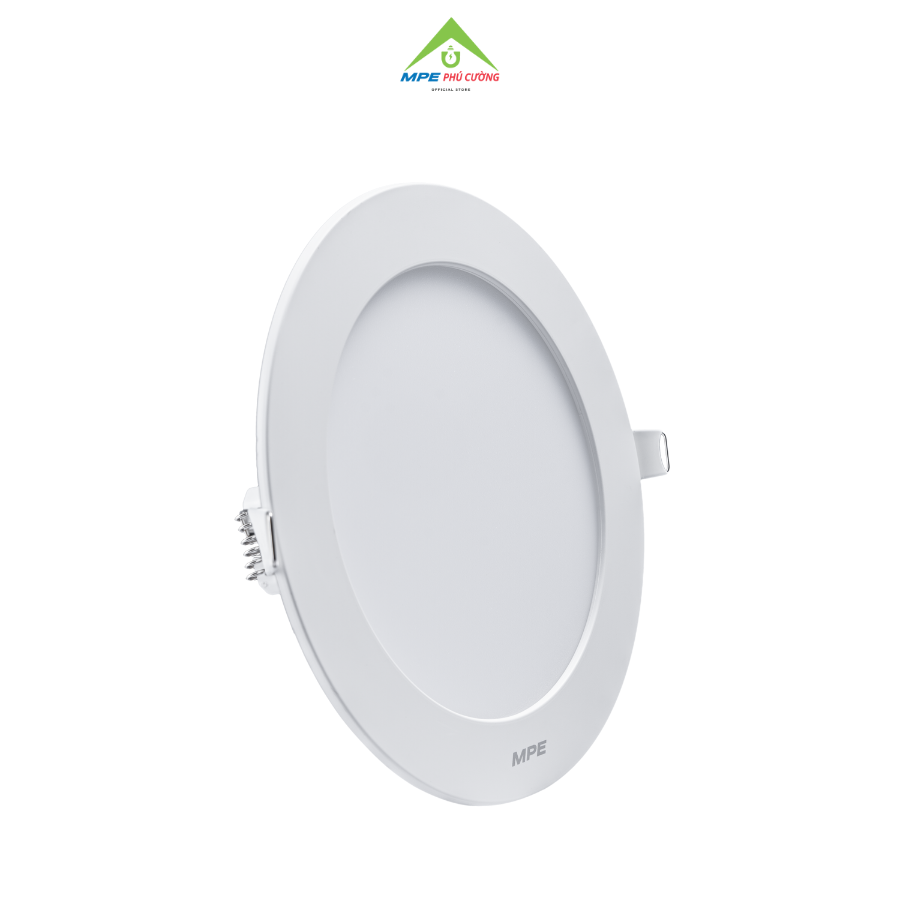 RPL3-12T - Đèn led panel tròn âm, thân nhựa, 12W trắng