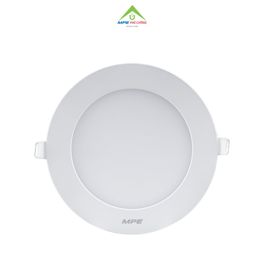 RPL3-9V - Đèn led panel tròn âm, thân nhựa 9W vàng phi 130mm