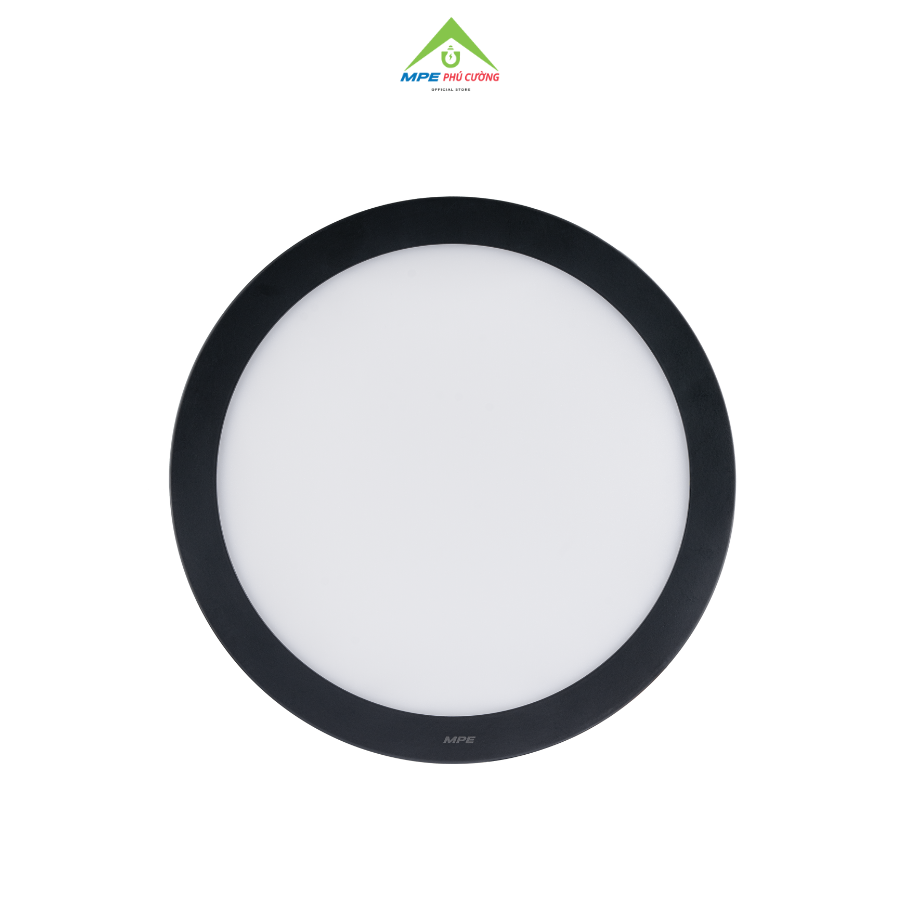 SRPLB-24/3C - Đèn led panel tròn nổi, thân đen, 24W 3 màu