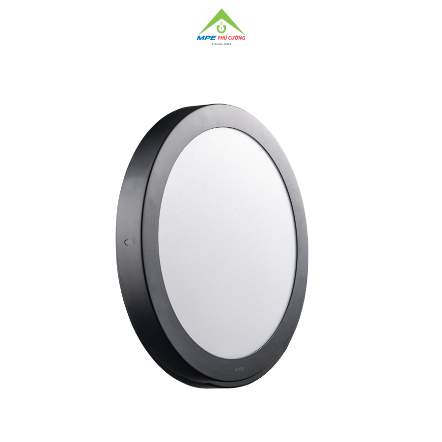 SRPLB-24/3C - Đèn led panel tròn nổi, thân đen, 24W 3 màu