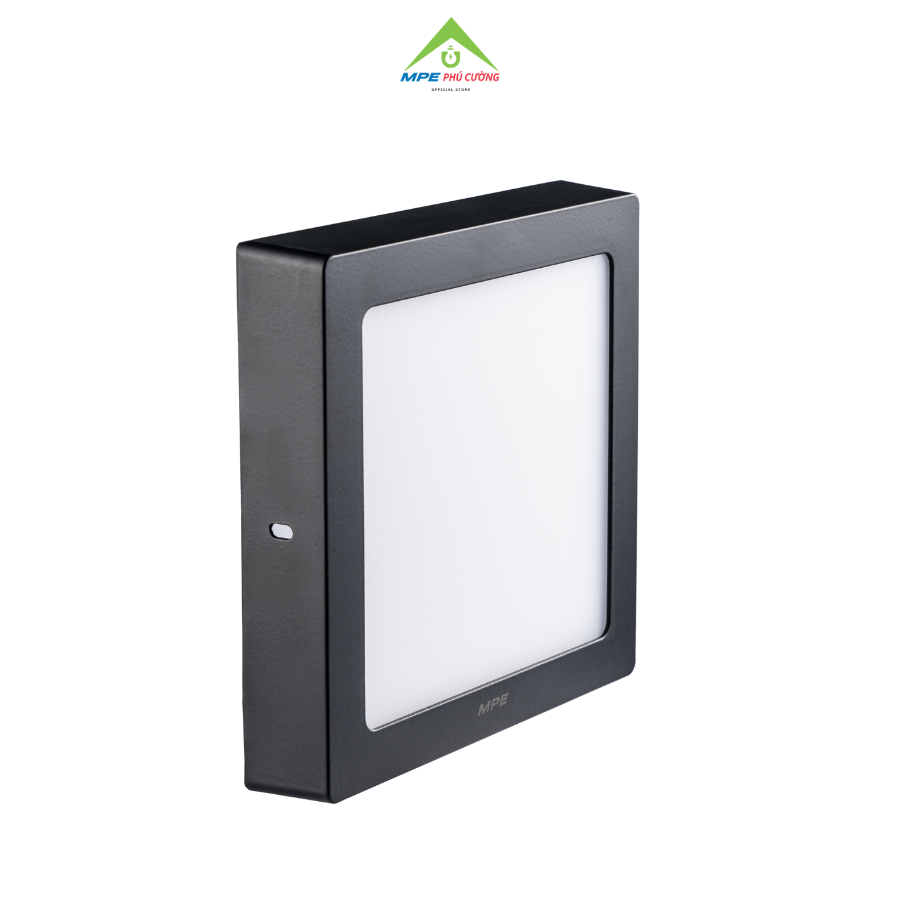 SSPLB-18/3C - Đèn led panel vuông nổi, thân đen, 18W 3 màu
