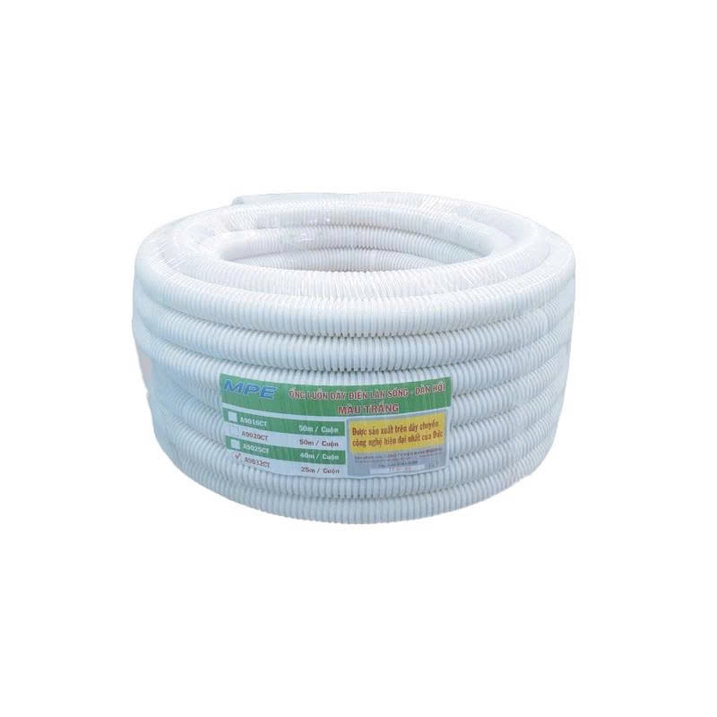A9032CT - Ống ruột gà D32 màu trắng