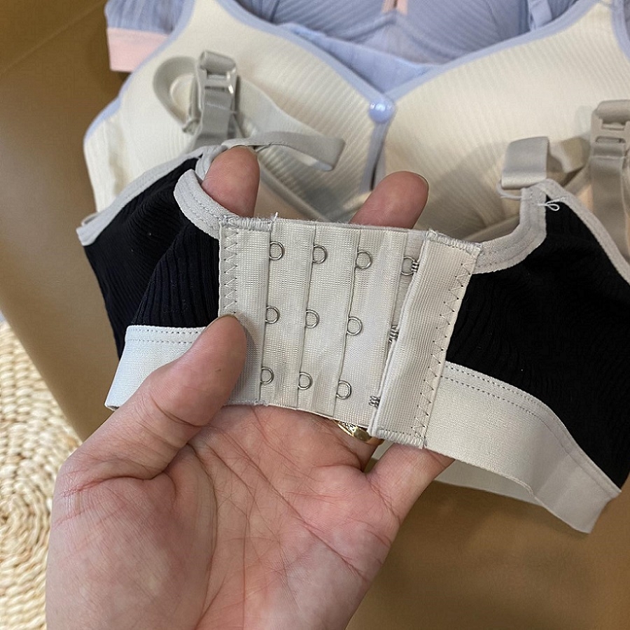 Áo lót bầu không gọng, chất cotton tăm hàn mềm, thoải mái cho mẹ bầu