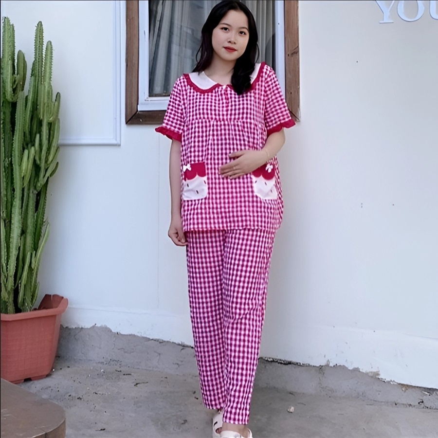 Bộ bầu và sau sinh, kiểu dáng thời trang, vải mềm mại thoải mái cho mẹ bầu