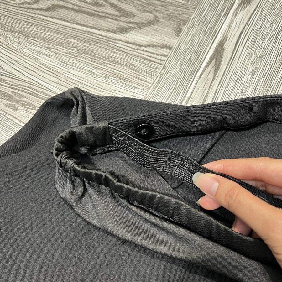 Quần baggy bầu công sở, chất vải umi co giãn thoải mái cho mẹ bầu