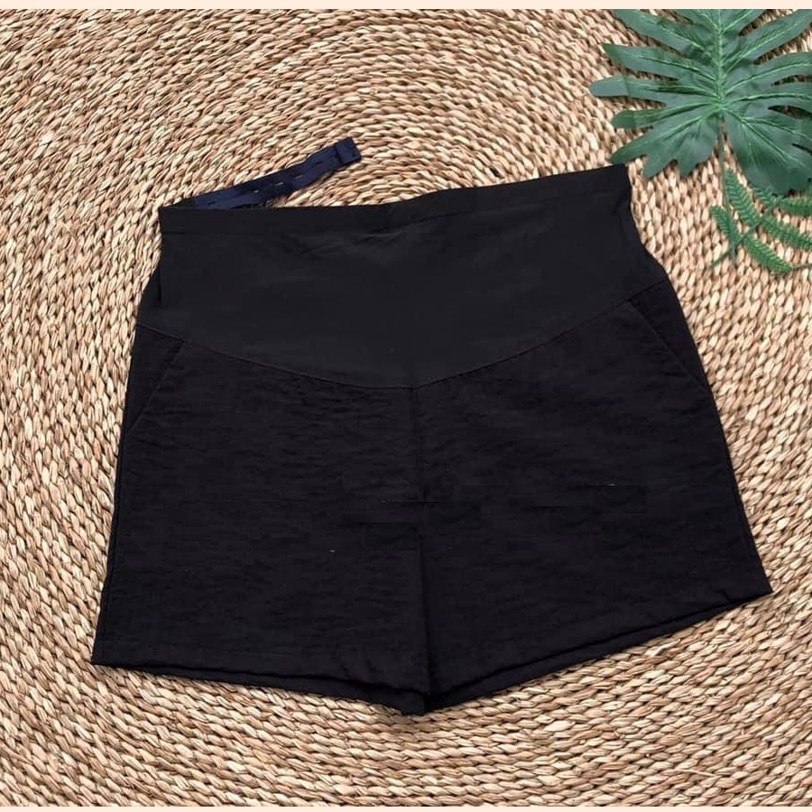 Quần đùi bầu - Vải đũi mềm, mát - Phục vụ nắng nóng cho mẹ bầu - Full size từ M đến 5XL