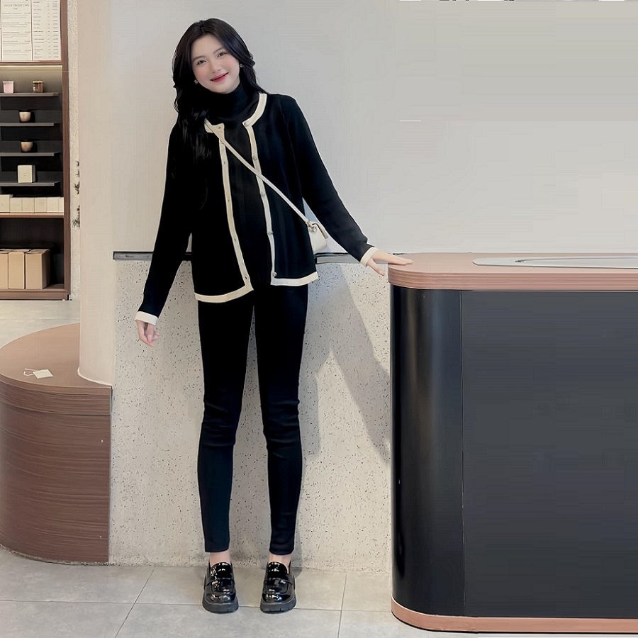 Quần bầu legging, quần bầu dài, đủ size từ 45kg - 100kg, vải quần mềm đẹp, đanh lỳ, đứng form dáng
