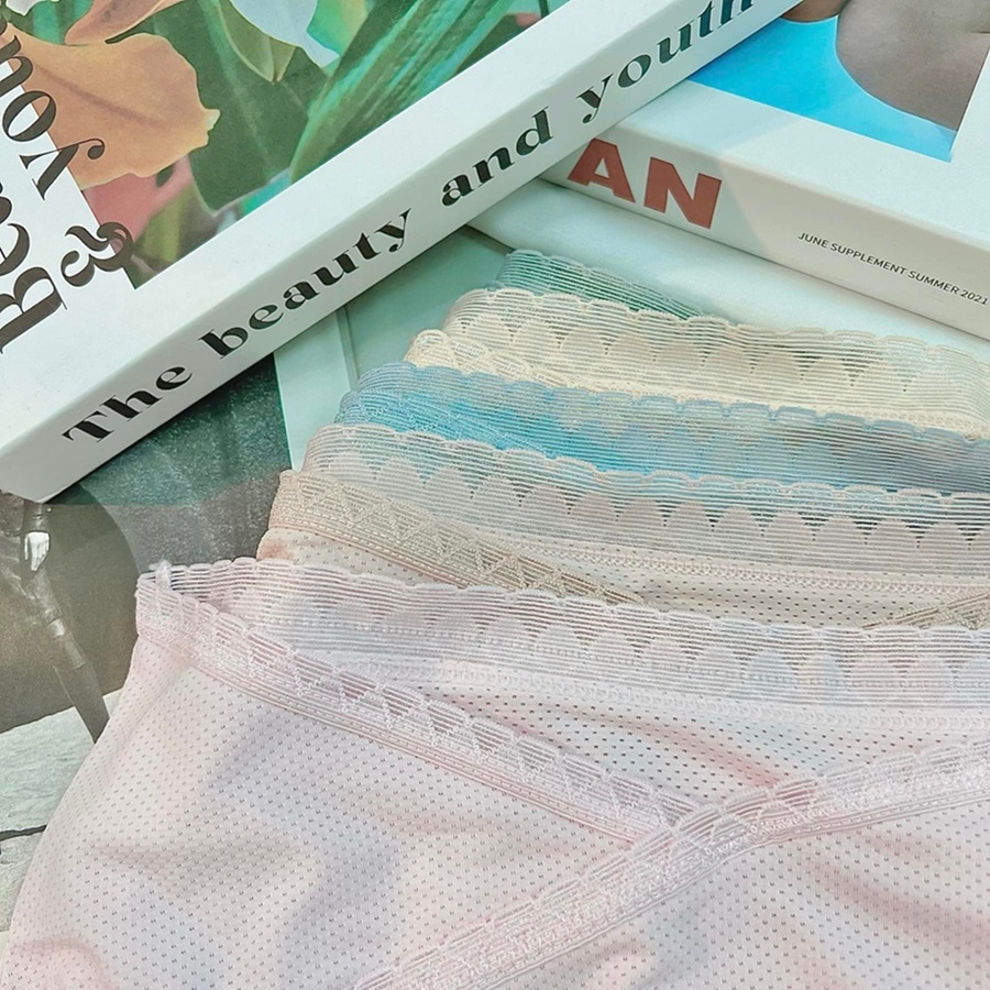 Quần lót bà bầu cạp chéo, vải lụa su đúc thông hơi rất thoải mái cho mẹ bầu