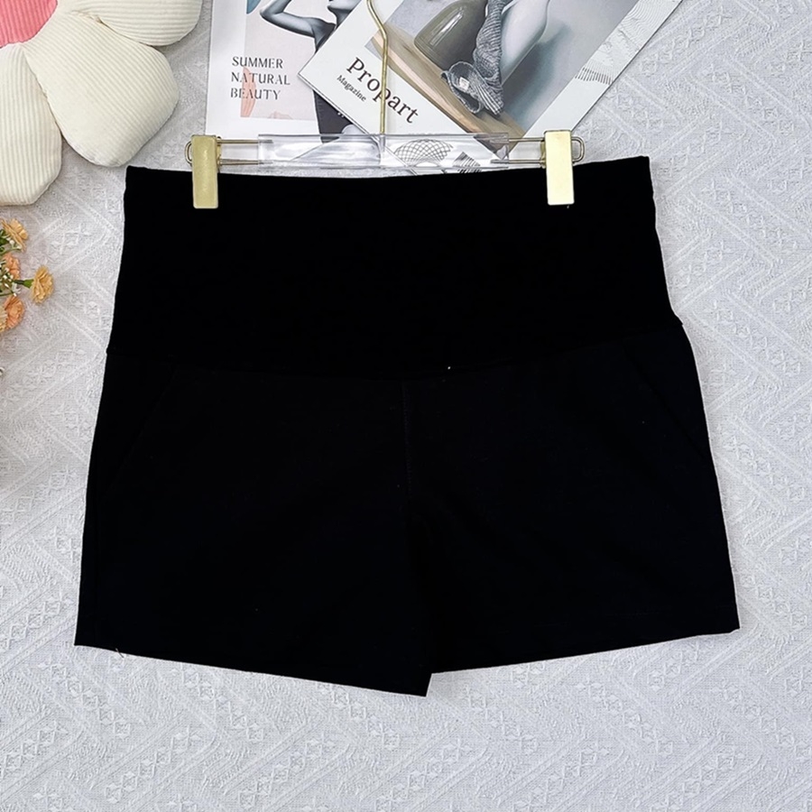 Quần short bầu, quần bầu ngắn, chất cotton umi giúp mẹ bầu thoải mái