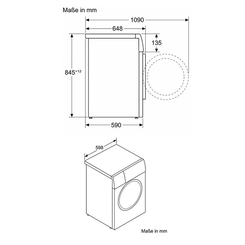 MÁY GIẶT BOSCH WGB256A40 HOME CONNECT/ I-DOS 10KG 1600RPM