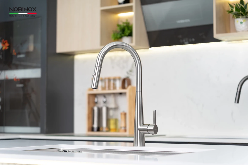 VÒI RỬA BÁT DÂY RÚT NOBINOX WINTO NX501