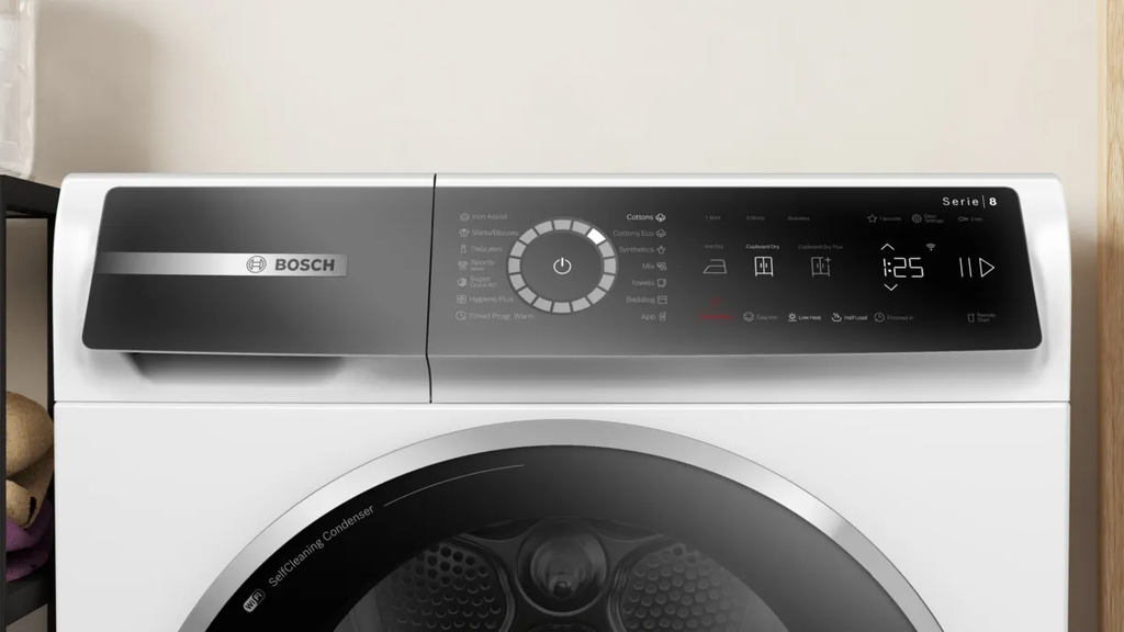 Máy Sấy Bơm Nhiệt Bosch WQB245B0SG  Serie 8, 9kg