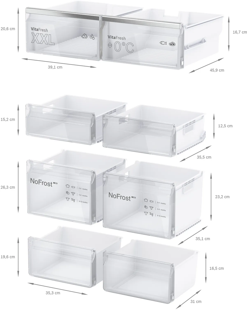 Tủ Lạnh Nhiều Ngăn Bosch KFN96APEAG | Series 6