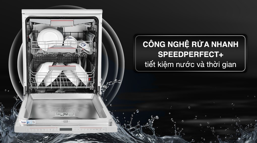 Máy rửa bát Bosch SMS8YCI01E Serie 8 – Đẳng cấp công nghệ rửa bát thông minh từ Đức