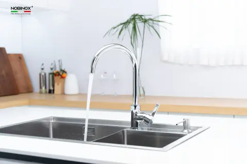 VÒI RỬA BÁT CẦN CỨNG NOBINOX LOREN NX522