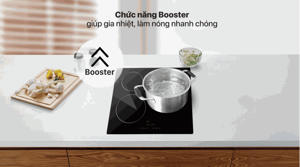 Bếp Điện Từ 3 Vùng Nấu Cata IT 603