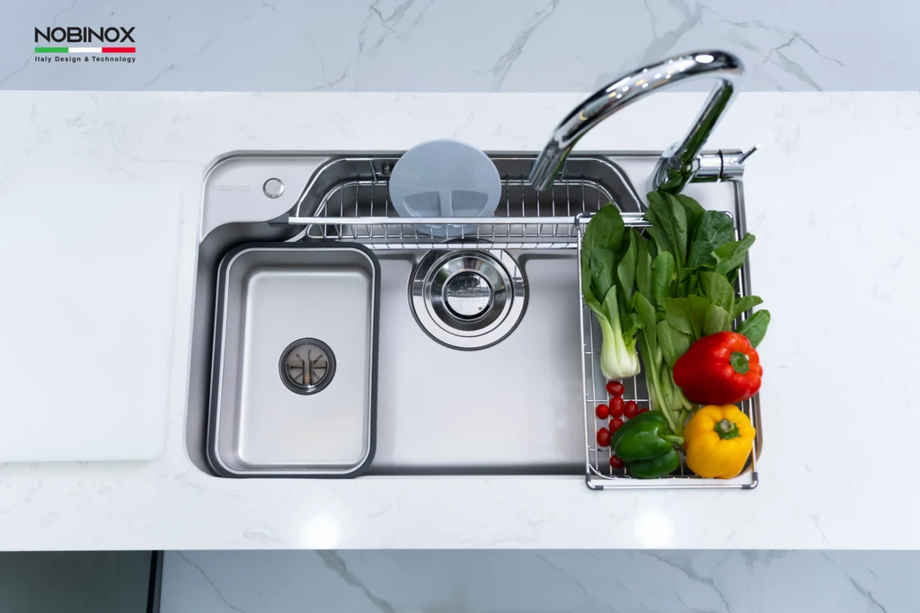 CHẬU RỬA BÁT 1 HỐ NOBINOX ARVO B180